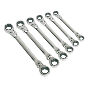 Flexible ratchetring spanners